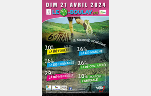 4ème trail du Dé Boulay, les résulats