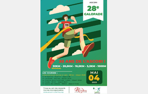 28ème Galopade de Richelieu, les résultats