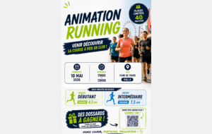 Animation Running à la foire de Tours
