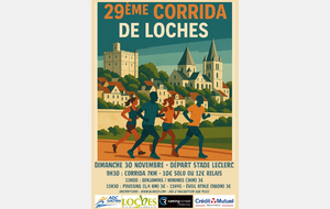 29 ème Corrida de Loches, dimanche 30 novembre