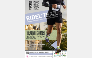 Dimanche 12 Octobre, 2ème édition du RIDEL TRAIL 