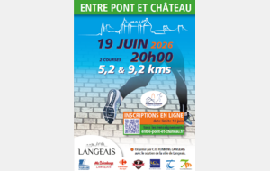 Vendredi 19 Juin à Langeais, 4 ème course Entre pont et chateau