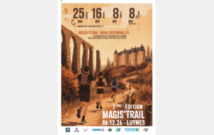 7 ème MAGIS'TRAIL, dimanche 6 Décembre