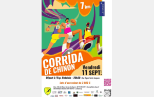 Vendredi 11 Septembre, 21 ème Corrida de Chinon
