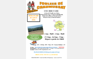 Dimanche 30 Aout, 35 ème Foulées de Chaumussay