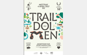 NOUVEAU, Le Trail du DOLMEN à METTRAY !