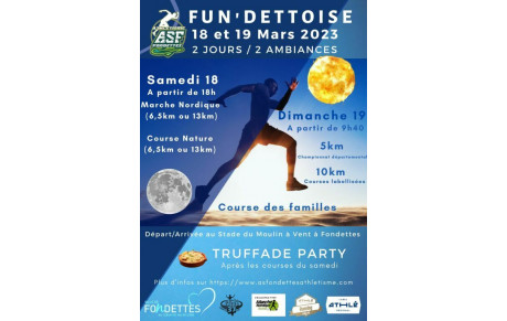 1ère Fun'Dettoise, les résultats...