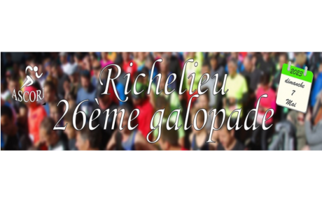 26 ème Galopade de RICHELIEU, les résultats