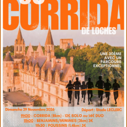 30 ème Corrida de Loches, dimanche 29 novembre